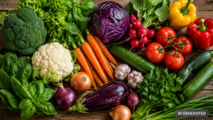 Vitamine im Gemüse mit Tabelle